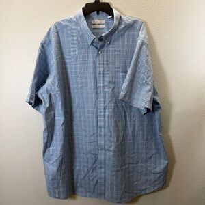 Men's Blue Checkered Casual Shirt